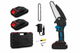 Акумуляторна ланцюгова пила Electric Saw з двома акумуляторами 21V/2Ah, шина 15 см - зображення 1