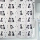 Шторка для ванной и душа Spirella Kitty Paw 180x200 см, полиэстер (10.19180) - изображение 2