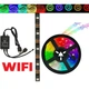 Світлодіодна стрічка SMD 5050 RGB LED 5 м IP65 з bluetooth контролем. підключення 220V - зображення 1