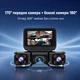 Видеорегистратор W6 с 4 камерами 360° Wi-Fi Full HD 1080P для авто с экраном и задней камерой - изображение 4