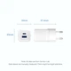 Зарядное устройство Vention 2xUSB 30W (USB-A/USB-C) + USB-C cable М-М White (TZ-FEQW0-EU-01) - изображение 4