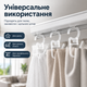 Крючки на кольца для штор прозрачные 100шт BRS - изображение 3