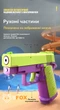 Водный пистолет детский механический с внутренним резервуаром для воды DESERT EAGLE Glock pink-white - изображение 10