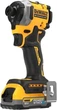 Akumulatorowa zakrętarka udarowa DeWalt 18V XR POWERSTACK 1/4" z 2 akumulatorami 1.7 Ah (DCF850E2T-QW) - obraz 1