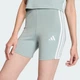 Женские велосипедки Essentials 3-Stripes High Waisted adidas KC5190 (XS) зеленый (4068805222061) - изображение 4