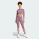 Женский лонгслив Hyperglam Training Crop adidas IX3244 (2XL) фиолетовый (4067893026285) - изображение 3