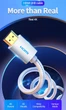 Кабель Vention HDMI M-M, 5.0 м, V2.1, 4K 60Гц, оплетка, Aluminum Alloy Type Grey (AABIJ) - изображение 6