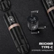 Машинка для тату беспроводная Poseidon Flash HM124, аккумулятор 1500 mAh для татуажа, перманента Black - изображение 6