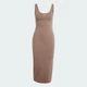 Женское платье ESSENTIALS RIB TANK MAXI WASHED adidas KE3167 (XS) коричневый (4068821219892) - изображение 6