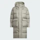 Куртка 3-Stripes Long Down adidas KF3698 (XL) зеленый (4068816044775) - изображение 8