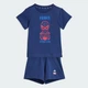 Дитячий комплект: футболка і шорти ADIDAS MARVEL SPIDER-MAN adidas JZ7676 (74) синій (4068821300873) - зображення 1