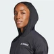 Женская куртка Terrex Xperior Climawarm+ Wind Light Fleece Hooded adidas JF1228 (S) черный (4067901957402) - изображение 4
