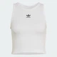 Женская майка Essentials Ribbed adidas JC9007 (XL) белый (4067902726908) - изображение 6
