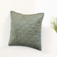 Подушка декоративна 50×70 ТЕП VELOUR темно-зелена Dark Green, велюр, м’яка, антиалергенна - зображення 2