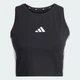 Жіночий топ ESSENTIALS 3-STRIPES PADDED adidas KC5181 (XS) чорний (4068822245050) - зображення 6