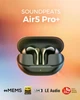 SoundPeats Air5 Pro+ Plus black навушники бездротові Bluetooth TWS вакуумні чорні AptX LDAC xMEMS AI ANC HiRes - зображення 3