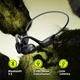SoundPeats RunFree Lite2 black навушники бездротові Bluetooth чорні LDAC для спорту - зображення 4
