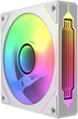 Вентилятор для корпуса Jungle Leopard Prism 120 Pro ARGB Reverse White — кулер 120 мм с эффектом бесконечного зеркала - изображение 4