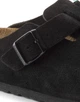 Замшевые мужские сабо /клоги Birkenstock Boston Soft Footbed 0660471 regular 44 черные - изображение 5