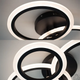 Смарт люстра TRIO 3R 70W черная Esllse LED 510х380х107мм светодиодная управляемая с пультом и приложением APP - изображение 5