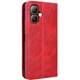 Чехол-книжка Deexe Retro Style для Infinix Smart 20 - Red - изображение 8