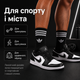 Носки Adidas высокие спортивные 24 пар размер 41-44 черные с белым логотипом и полосками длинные носки для тренировок, спортзала - изображение 2