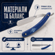 Бритва-шаветта The BlueBeards Revenge Cut-Throat Razor для влажного бритья с держателем из нержавеющей стали синяя - изображение 4