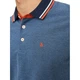 Поло JJEPAULOS POLO SS NOOS Jack & Jones 12136668-Denim Blue M Синій (5714499743779) - зображення 4