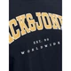 Футболка JJECALEB VARSITY TEE SS O-NECK NOOS Jack & Jones 12257579-Navy Blazer S Синій (5715602762342) - изображение 6