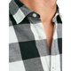 Сорочка з довгим рукавом JJEGINGHAM TWILL SHIRT L/S NOOS Jack & Jones 12181602-Whisper White L Білий (5714921625802) - изображение 4