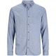 Сорочка з довгим рукавом JJECLASSIC MELANGE SHIRT LS NOOS Jack & Jones 12235974-Faded Denim XL Сірий (5715423556779) - изображение 7