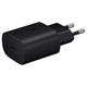 Сітковий адаптер Black Edition 25W USB Type C швидкий зарядний пристрій блок живлення для смартфона Android зарядка 5A компактний адаптер для телефону універсальний USB C адаптер для швидкого заряджання мобільних пристроїв та гаджетів - зображення 1
