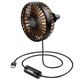 Вентилятор автомобільний Borofone DBF11 3 Speed (USB-A) Black - зображення 1