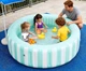Детский надувной бассейн Intex 56182, 168х53 см, объем воды 770 л, для детей от 3 лет, с современным дизайном из прочного трехслойного ПВХ, мятный - изображение 7