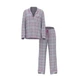 Піжама фланелева (сорочка+штани) Victoria's Secret Flannel Long Pajama Set Бузкова (в клітинку) XS (Short) - изображение 3