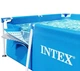 Каркасный бассейн Intex 28273, 450x220x84 см, объем воды: 7127 л, стальной каркас + трехслойный ПВХ, для большой семьи, голубой - изображение 4