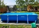 Каркасный бассейн Intex 28273, 450x220x84 см, объем воды: 7127 л, стальной каркас + трехслойный ПВХ, для большой семьи, голубой - изображение 5