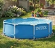 Каркасный круглый бассейн Intex 28200, 305х76 см, объем воды 4485 литров, из качественного ПВХ, для взрослых и детей, со сливным клапаном для удобства, голубой - изображение 8