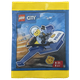 Конструктор Lego Фігурка Policeman with Jet Paper Bag City 952307 cty1618 - зображення 1