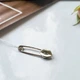 Серебряная булавка шпилька без камней Губки серебро 925 пробы родированное 7126р 0.60г - изображение 6