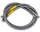 Гнучка підводка для змішувача 40 см Thermo Alliance Forte 1/2" × М10, штуцери 18/35 мм, нейлонове обплетення (пара) - зображення 1