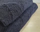 Набор турецких махровых однотонных полотенец Zeron 50х90+70х140 Black плотность 500 г/м2 - изображение 4