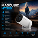 Міні 4K проектор MAGCUBIC HY300 - зображення 1
