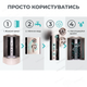 Душевой бокс Vivia 200×90×90см угловой гидробокс поддон 42см гидромассажная кабина полукруглая компактная - изображение 8