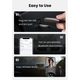 Bluetooth-ресивер UGREEN CM309 Bluetooth Car Receiver Aux with Mic Space Gray - изображение 9
