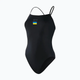Купальник суцільний жіночий Speedo Endurance+ Thinstrap black з логотипом (прапор України) арт. 8-135390001, розмір UK30/F36 - зображення 1