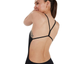 Купальник суцільний жіночий Speedo Endurance+ Thinstrap black з логотипом (прапор України) арт. 8-135390001, розмір UK30/F36 - зображення 3