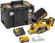 Електрорубанок DeWalt 18 V з 2 акумуляторами 5 Аг (DCP580P2-QW) - зображення 1