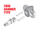 Гайковерт пневматический YATO YT-09528 1/2" 1000 Нм Twin Hammer - изображение 3