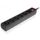 Сетевой удлинитель REAL-EL RS-6 Protect M, 5.0 м., Черный - 381180 - изображение 4